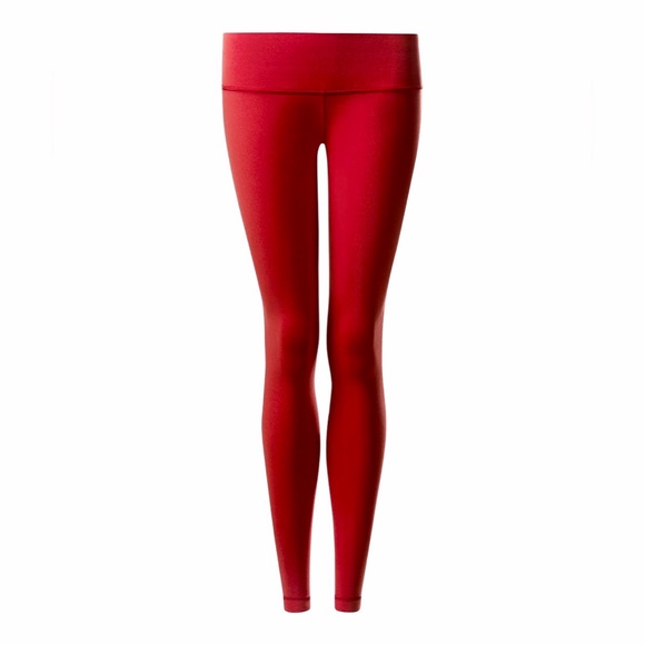 Lululemon Wunder Under Pant III Dark Red Size 6 - Picture 2 of 9